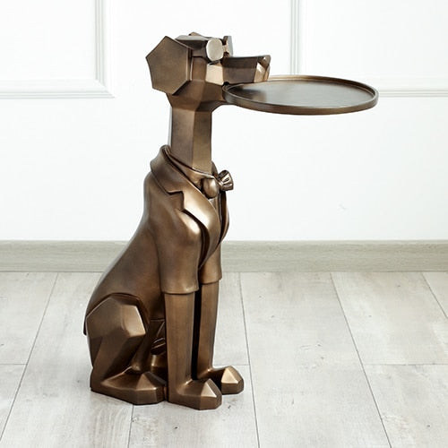CORX Designs - Sitting Dog Tray Statue - Review