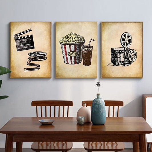 CORX Designs - Movie Theater Popcorn Vintage Art Canvas - Review