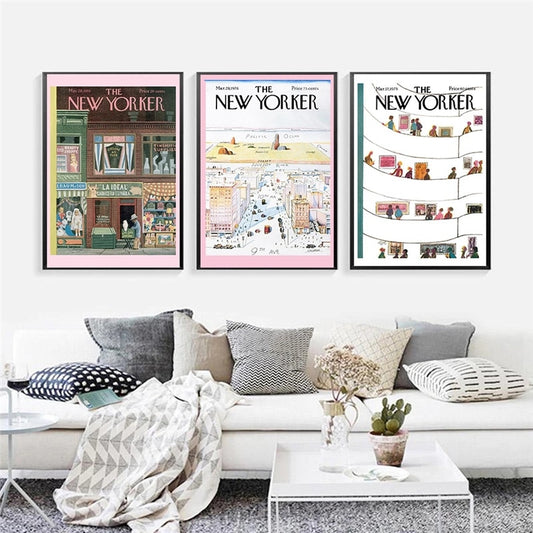 CORX Designs - The New Yorker Magazine Canvas Art - Review