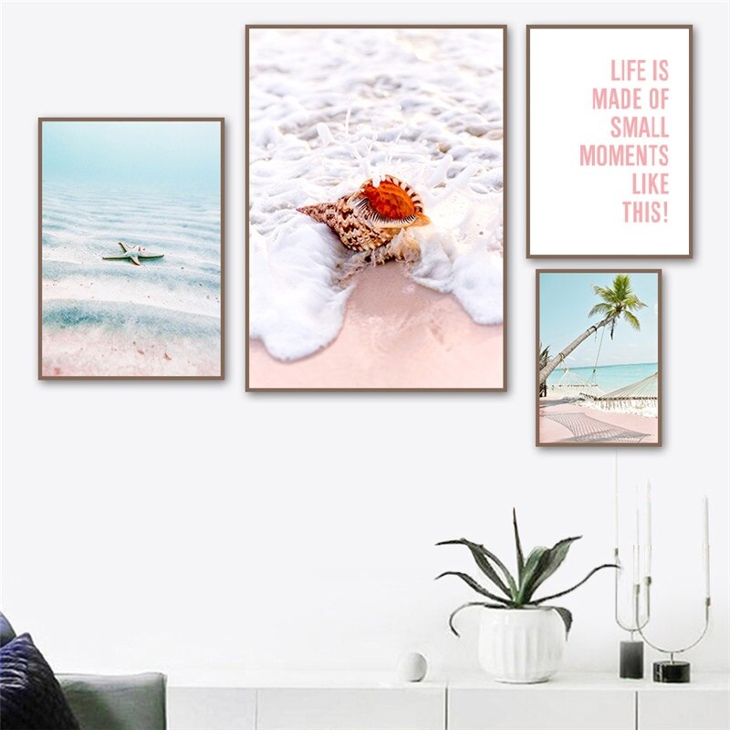 CORX Designs - Tropical Pink Beach Canvas Art - Review
