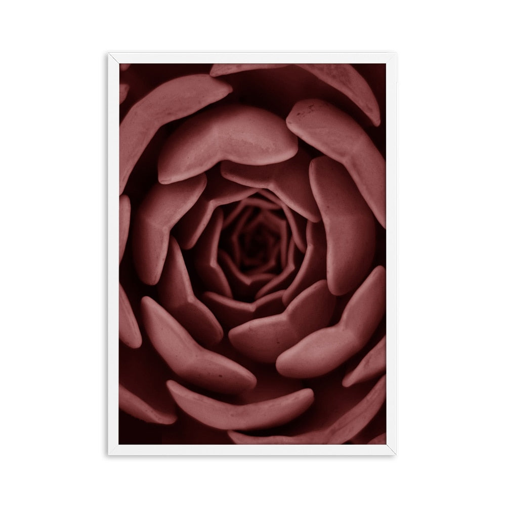 CORX Designs - Beautiful Red Palm Leaves Flower Canvas Art - Review