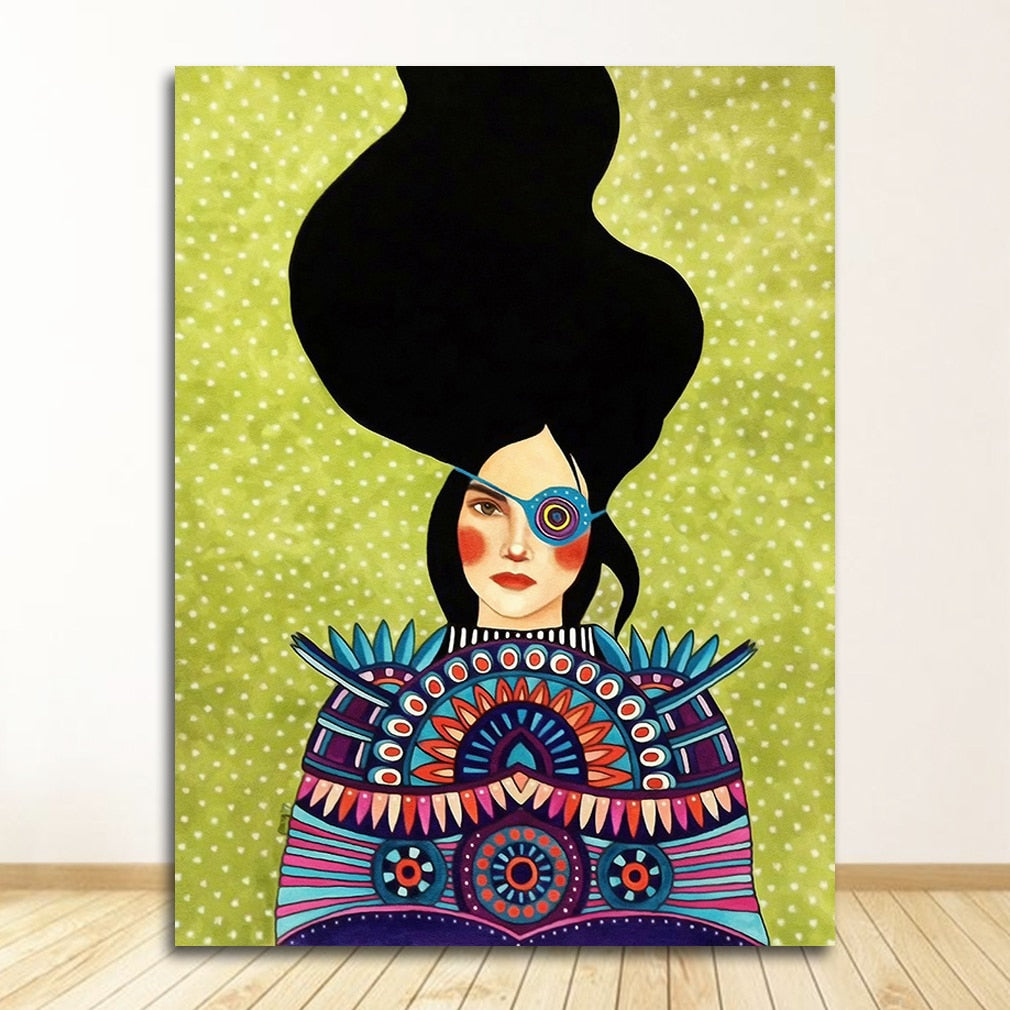 CORX Designs - Woman Big Hair Art Canvas - Review