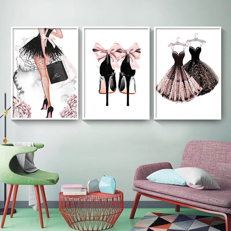 CORX Designs - Black & Pink Women Stuff Canvas Art - Review