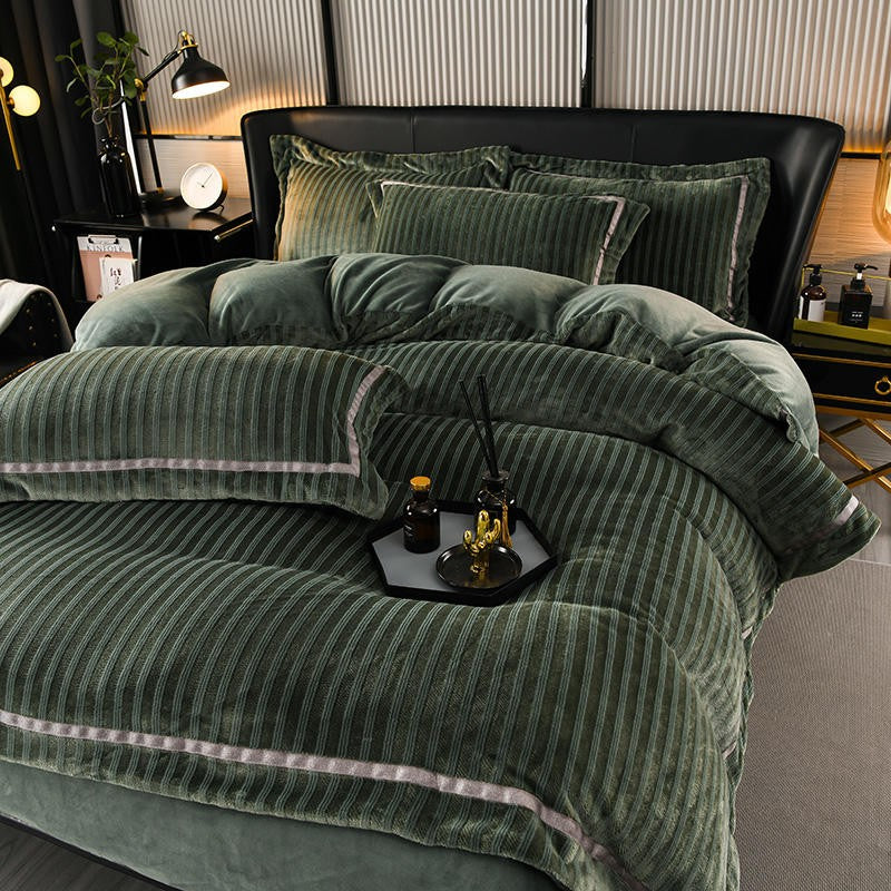 CORX Designs - Willow Velvet Duvet Cover Bedding Set - Review