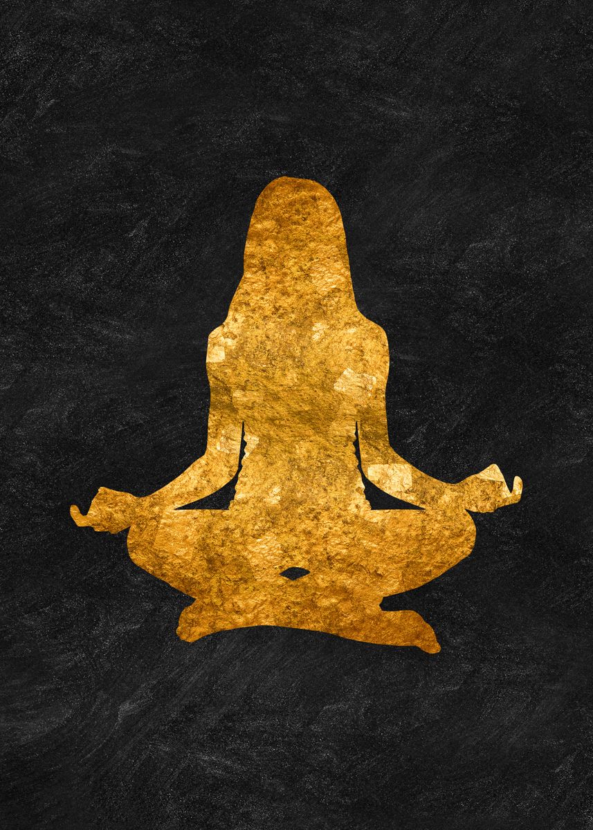 CORX Designs - Yoga Pose Gold Canvas Art - Review