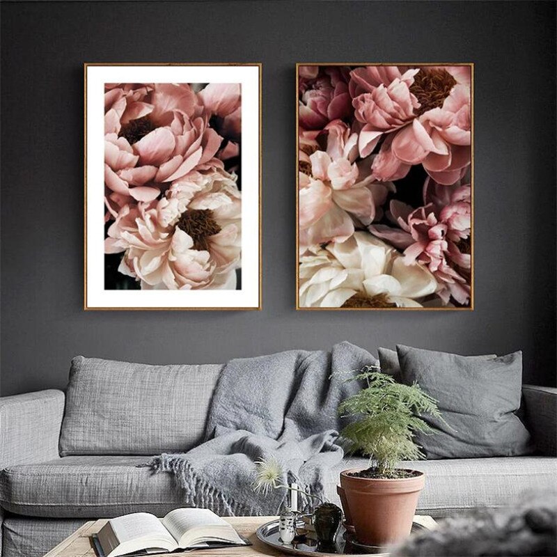 CORX Designs - Red Flower Peony Rose Canvas Art - Review