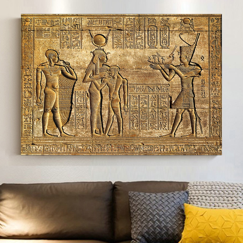 CORX Designs - Egyptian Hieroglyphs Canvas Art - Review