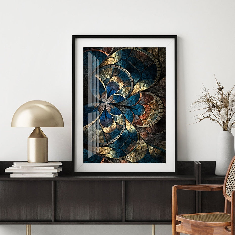 CORX Designs - Islamic Calligraphy Ayatul Kursi Gold Blue Canvas Art - Review