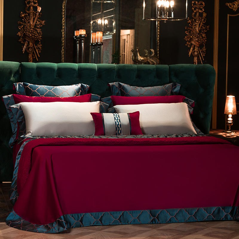 CORX Designs - Bordeaux Swan Silky Satin Duvet Cover Bedding Set - Review