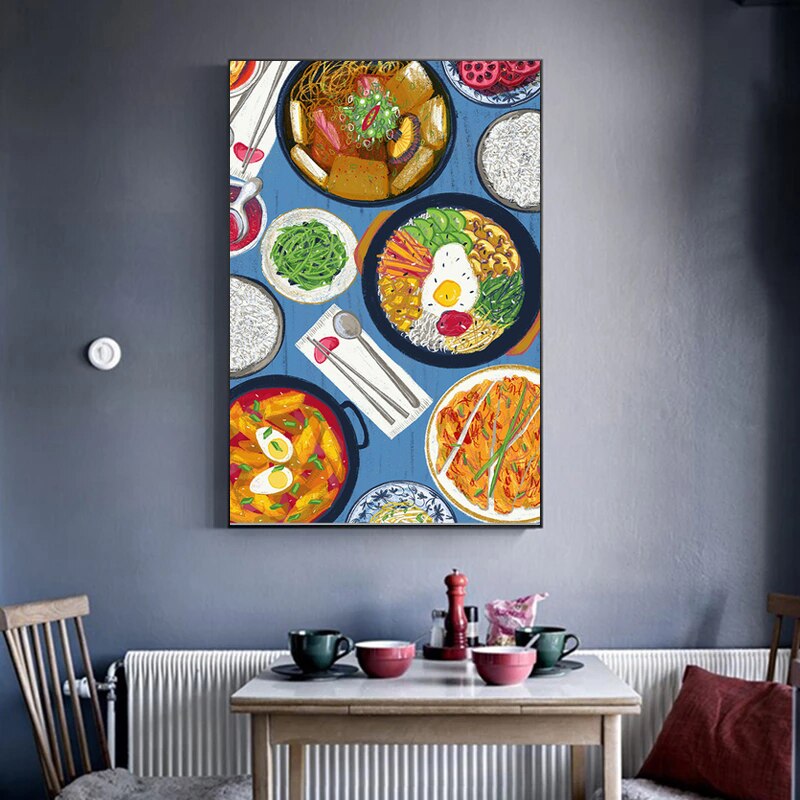 CORX Designs - Japanese Chinese Korean Food Canvas Art - Review