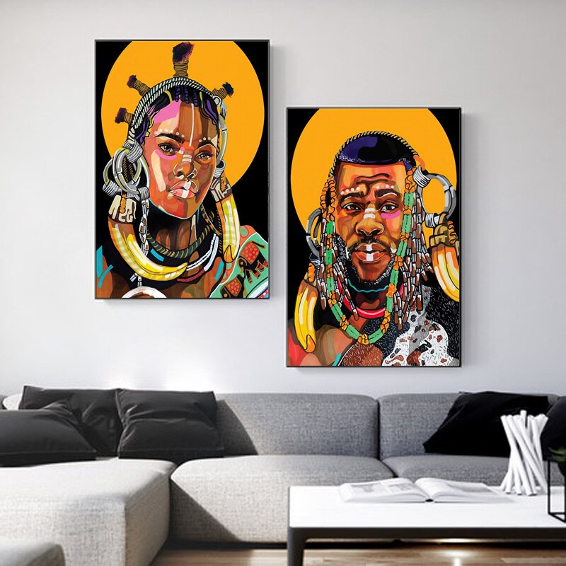 CORX Designs - African Tribal Illustration Canvas Art - Review