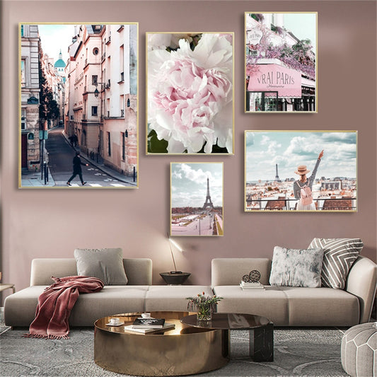 CORX Designs - Pink Paris Floral Canvas Art - Review
