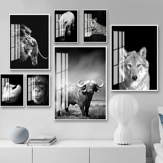 CORX Designs - Black and White Animal Wall Art Canvas - Review