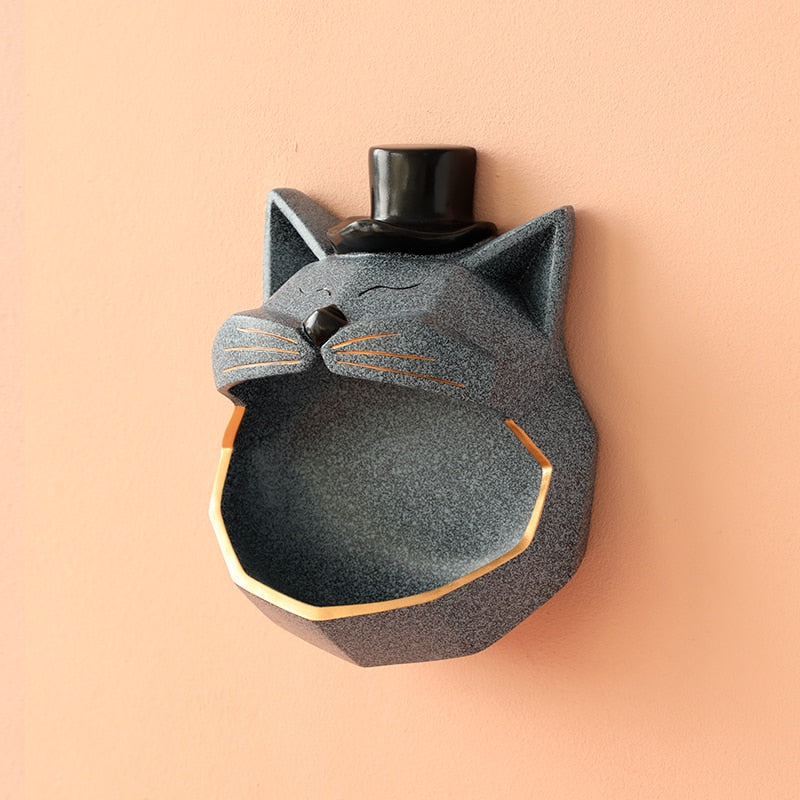 CORX Designs - Big Mouth Cool Cat Storage Wall Decor Statue - Review