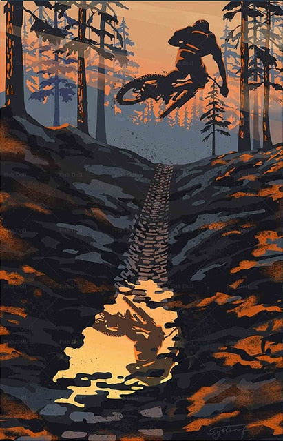 CORX Designs - Mountain Biking Canvas Art - Review