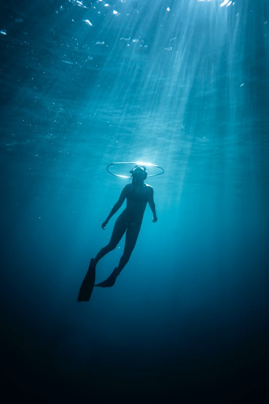 CORX Designs - Blue Ocean Diving Goddess Canvas Art - Review