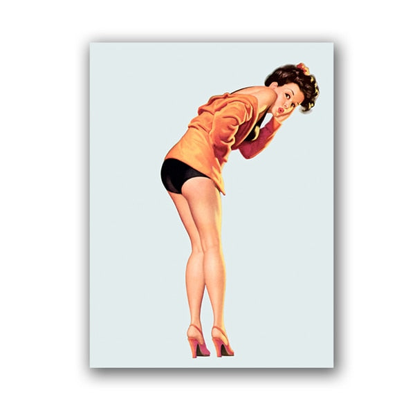 CORX Designs - Vintage Pin Up Girl Sexy Women Canvas Art - Review