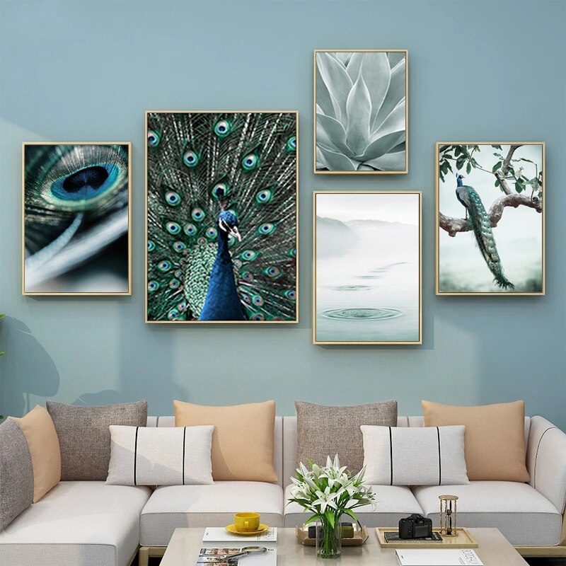 CORX Designs - Peacock Elephant Cheetah Canvas Art - Review