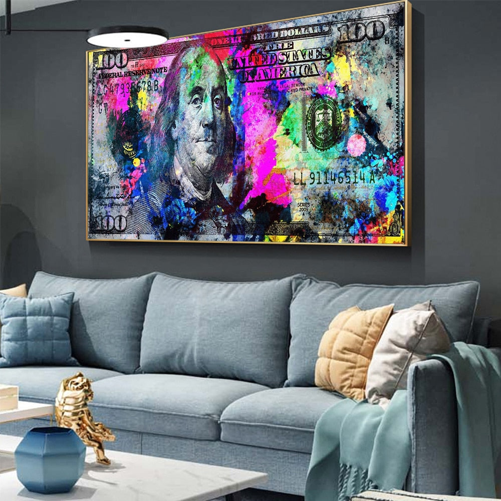 CORX Designs - Dollar Bill Wall Art Canvas - Review