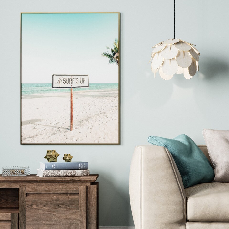 CORX Designs - Blue Tropical Seaside Beach Canvas Art - Review