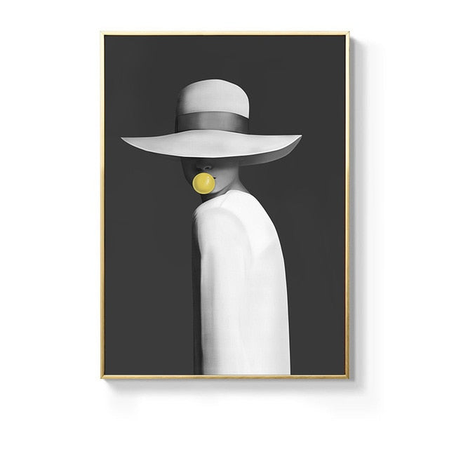 CORX Designs - Fashion Yellow Bubble Woman Canvas Art - Review