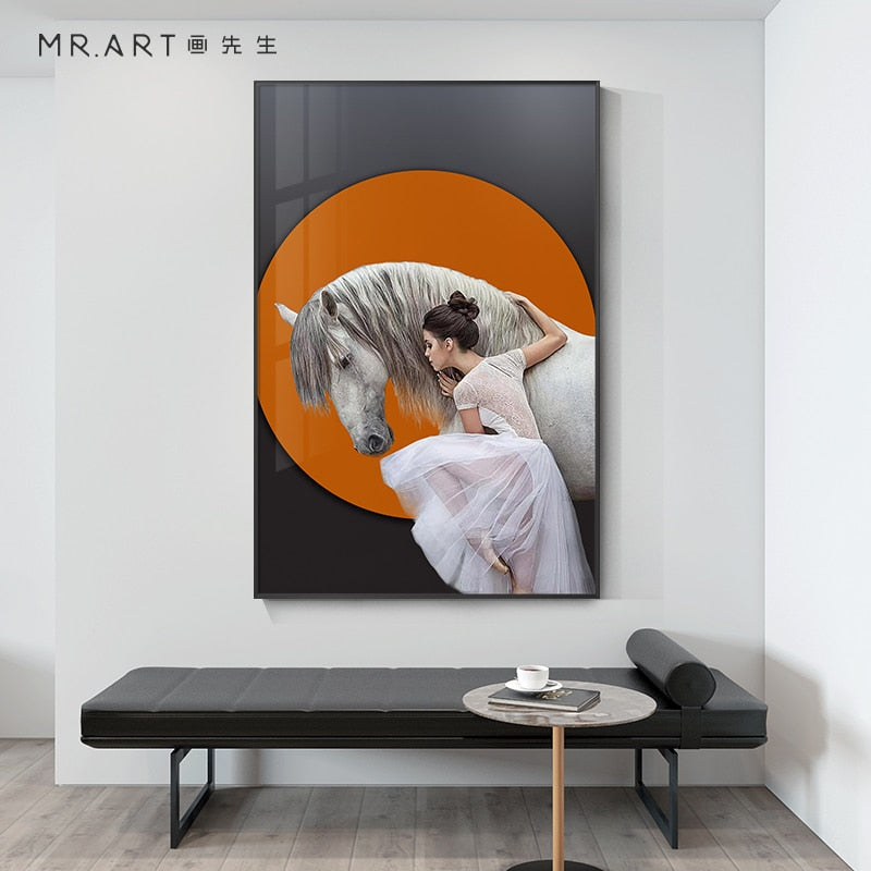 CORX Designs - Ballet Dancer with Horse Canvas Art - Review