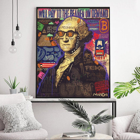 CORX Designs - Graffiti Pop George Washington Canvas Art - Review