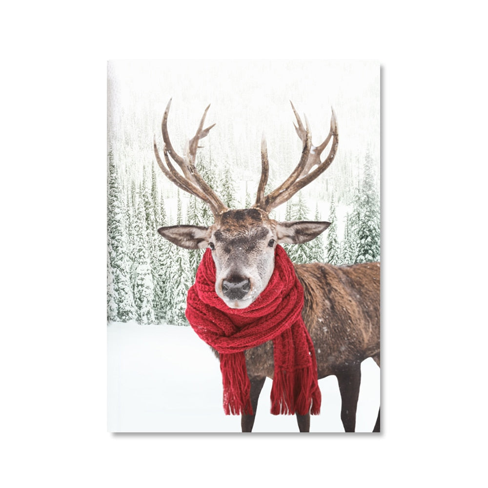 CORX Designs - Winter Wonderland Sika Deer Canvas Art - Review