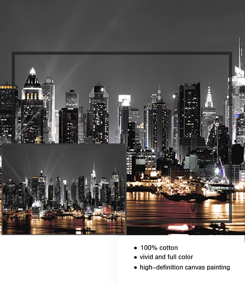 CORX Designs - New York City Night View Canvas Art - Review