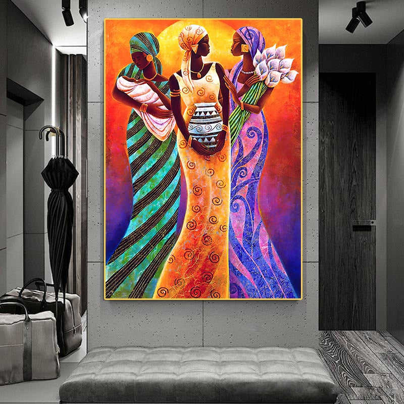 CORX Designs - Colorful African Lady Canvas Art - Review