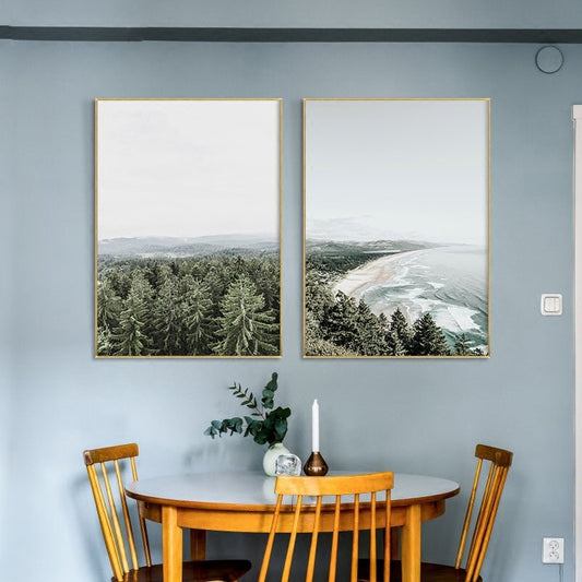 CORX Designs - Forest and Sea Landscape Canvas Art - Review