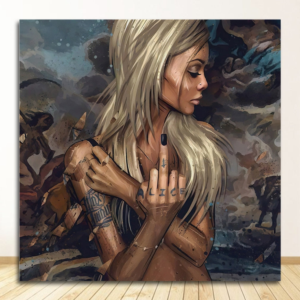 CORX Designs - Cool Sexy Tattoo Girl Canvas Art - Review