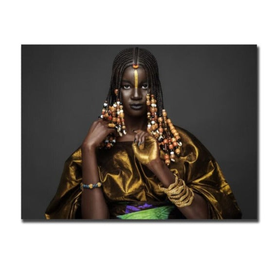 CORX Designs - African Woman with Traditional Wear Canvas Art - Review