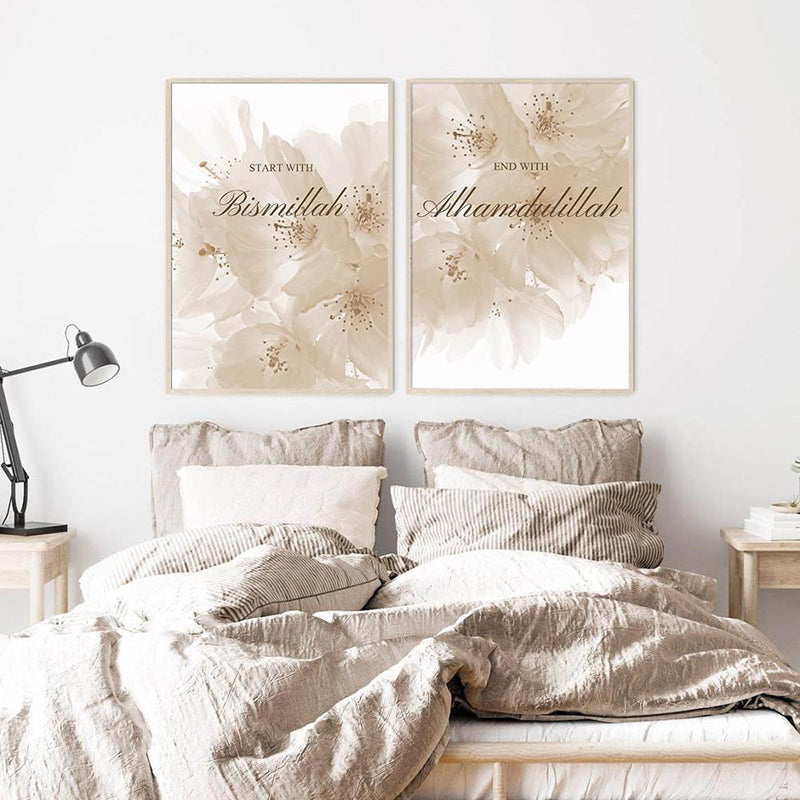 CORX Designs - Modern Islamic Beige Landscape Canvas Art - Review