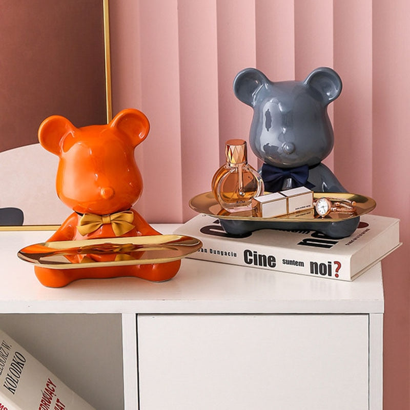 CORX Designs - Ceramic Bear Tray Statue - Review