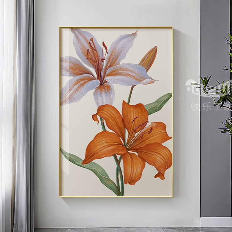 CORX Designs - Orange Flower Canvas Art - Review
