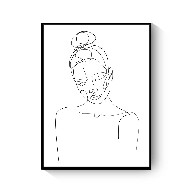 CORX Designs - Hand Flower Line Drawing Canvas Art - Review