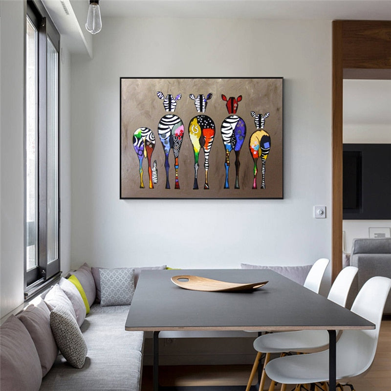 CORX Designs - Abstract Zebra Canvas Art - Review