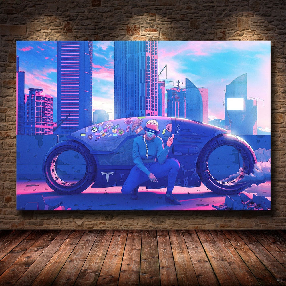 CORX Designs - Cyberpunks Series Canvas Art - Review