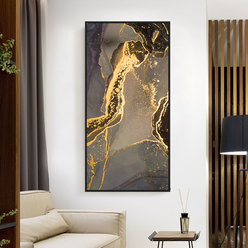 CORX Designs - Gray Gold Marble Canvas Art - Review