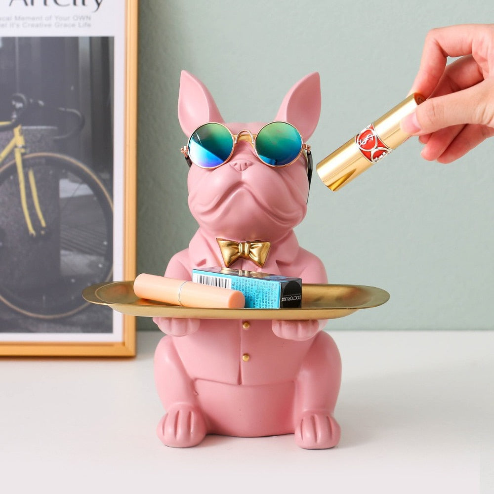 CORX Designs - Sitting Bulldog Tray Statue - Review
