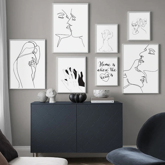 CORX Designs - Minimalist Body Line Drawing Abstract Canvas Art - Review