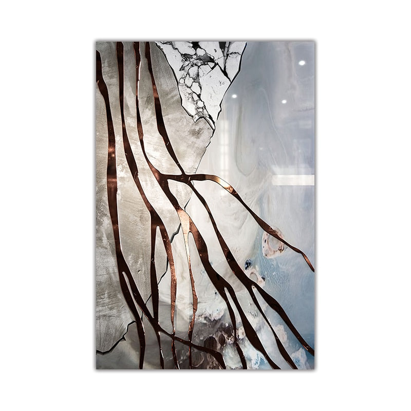CORX Designs - Modern Stone Texture Lines Canvas Art - Review