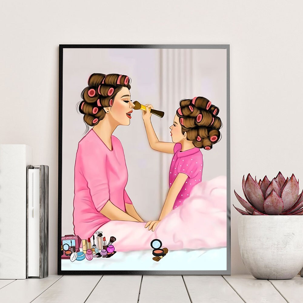 CORX Designs - Mother and Daughter Make Up Canvas Art - Review