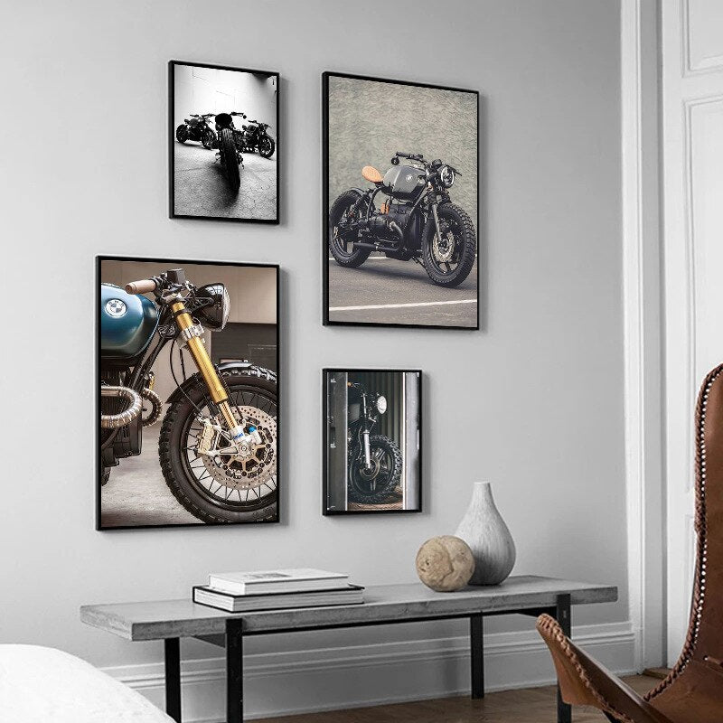 CORX Designs - Cool Motorcycle Knight Locomotive Canvas Art - Review