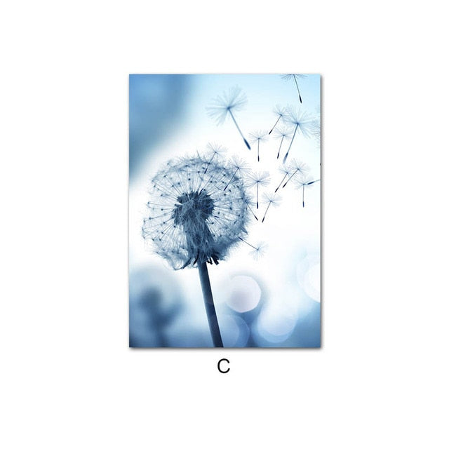CORX Designs - Blue Plants And Flower Canvas Art - Review
