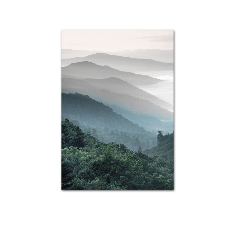 CORX Designs - Nordic Scandinavian Mountain Landscape Canvas Art - Review