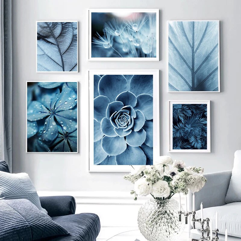 CORX Designs - Blue Plants And Flower Canvas Art - Review