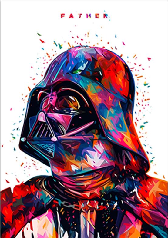 CORX Designs - Star Wars White Canvas Art - Review