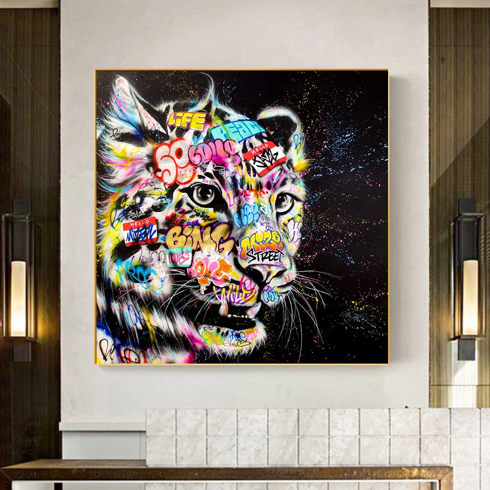 CORX Designs - Graffiti Tiger Canvas Art - Review